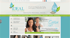 Desktop Screenshot of idealspineandrehab.com